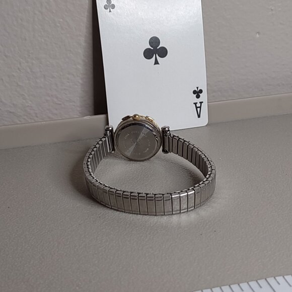 Untested Pretty Viviani Two Tone Stretch Watch - Picture 5 of 7